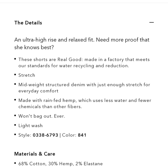 ISO Stretch Denim Mom Shorts - Picture 3 of 3